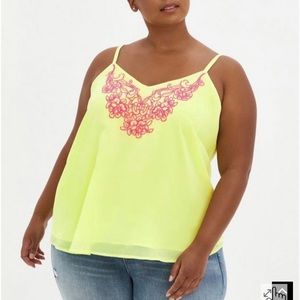 Torrid Neon Tank Top Size 0